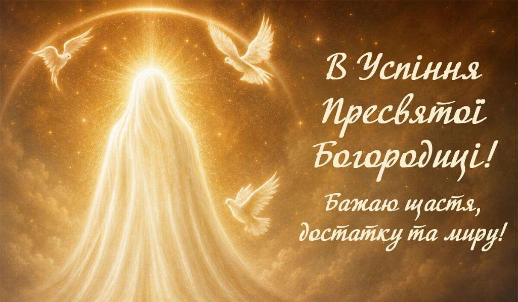Перша Пречиста: найкращі щирі привітання, побажання та листівки до свята Успіння Богородиці